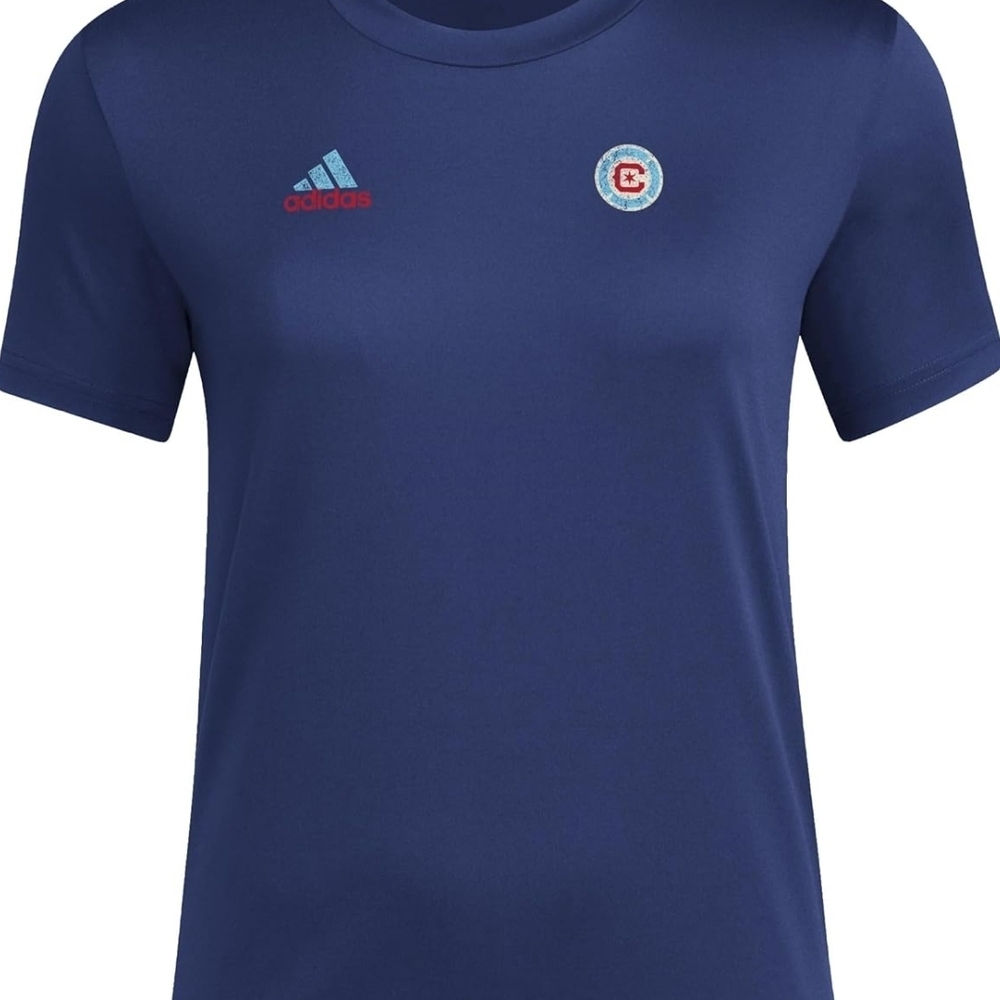 Adidas Chicago Fire Women’s T Shirt Blue 3XL NWT MLS Soccer